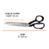 102945 - Tijera 11" industrial para sastre, TRUPER