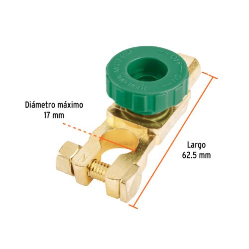 102947 - Terminal p/batería con interruptor switch, Truper