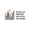 102950 - Serrucho Rapid 18", 7 DPP, mango de madera, Truper