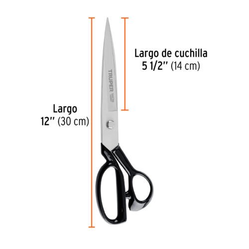 102957 - Tijera 12" para sastre, TRUPER