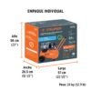 102958 - Compresor de aire, silencioso libre de aceite, 25 L, 2 HP