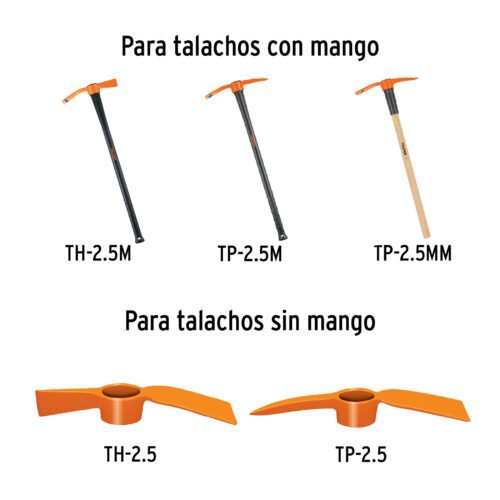 102961 - Mango madera para talachos TP-2.5M y TH-2.5M, de 36", Truper