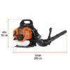 102970.2 102970 - Sopladora con motor de 53cc a gasolina, tipo mochila, Truper