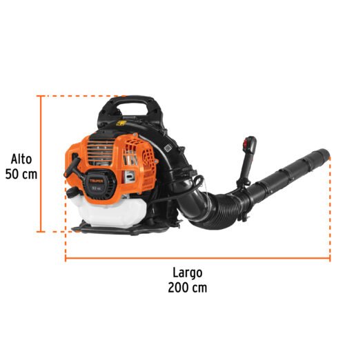 102970.2 102970 - Sopladora con motor de 53cc a gasolina, tipo mochila, Truper