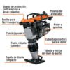 102971.1 102971 - Bailarina compactadora 5.5 HP, motor Honda GX160, Truper