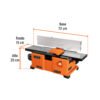 102973 - Canteadora de banco 6", 2 HP (1500 W), TRUPER