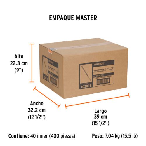 103018 - Broca multimaterial 5/32 x 6", Truper