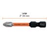 103024.3 103024 - Estuche con 15 puntas de cruz PH2 de impacto largo 2"