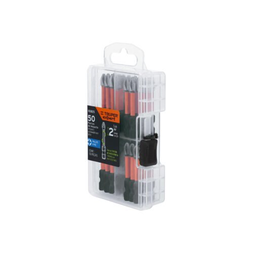 103025.5 103025 - Estuche con 50 puntas de cruz PH2 de impacto largo 2"