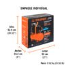 103030.3 103030 - Compresor lubricado, 10L, 2 HP, horizontal, 127V, TRUPER