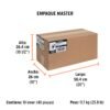 103062 - Cinta negra para ducto 30m x 48mm, espesor 0.19mm, Truper