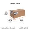 103063 - Cinta negra para ducto 50m x 48mm, espesor 0.19mm, Truper