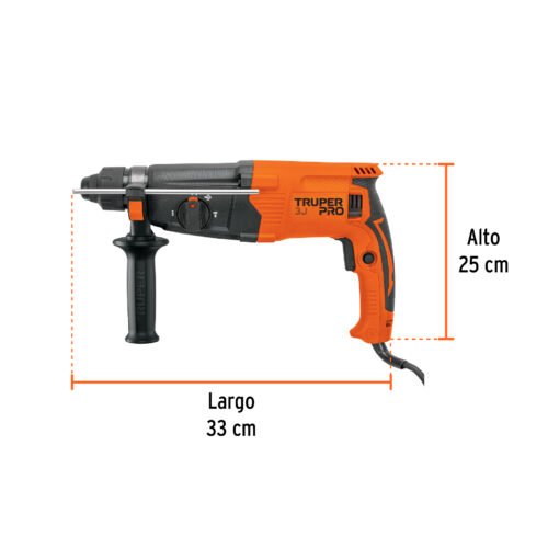 103066 - Rotomartillo SDS Plus 3.2 Joules, 800W, TRUPER PRO