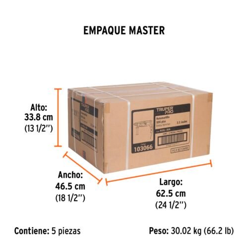 103066 - Rotomartillo SDS Plus 3.2 Joules, 800W, TRUPER PRO