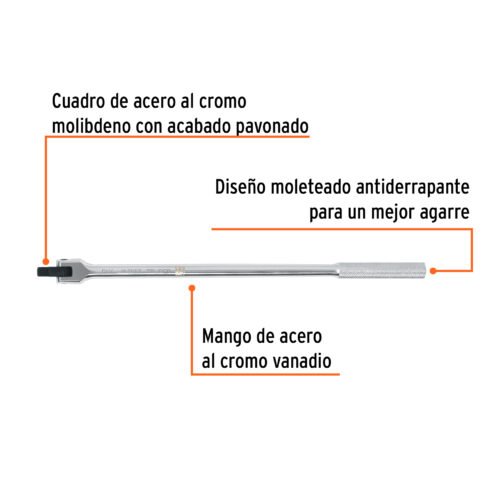 103080.1 103080 - Mango articulado de 15" x 13 mm para dados cuadro 3/8"