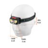 103087 - Linterna de minero LED 270 lm con sensor recargable, TRUPER