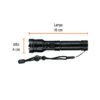 103088 - Linterna LED recargable c/luz de emergencia, 410 lm, Truper