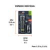 103088 - Linterna LED recargable c/luz de emergencia, 410 lm, Truper