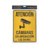 103092 - Letrero de señalización "CÁMARAS EN OPERACIÓN", 25 x 34 cm