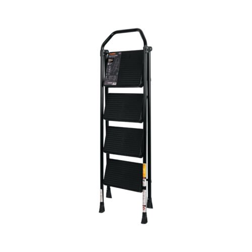 103144 - Escalera tubular, plegable, 4 peldaños, Truper