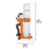 103164 - Colector de polvo 1 HP, Truper