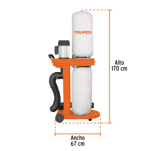 103164 - Colector de polvo 1 HP, Truper