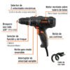 103170 - Taladro atornillador 3/8", 400W, TRUPER INDUSTRIAL