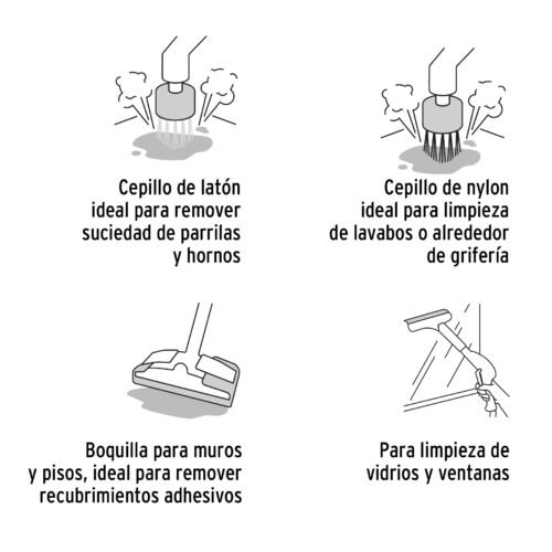 103206 - Limpiador a vapor, 1800W, Truper