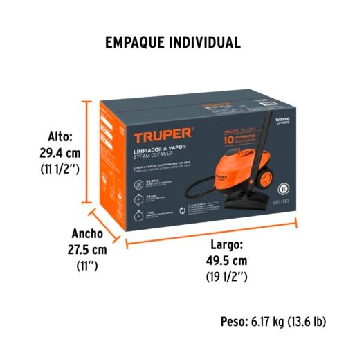103206 - Limpiador a vapor, 1800W, Truper