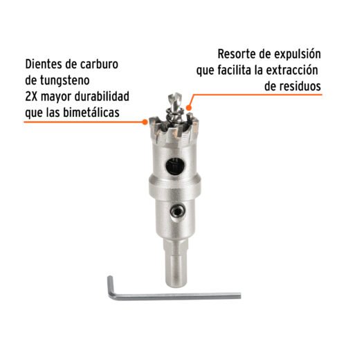 103214 - Brocasierra de carburo de tungsteno, 7/8", Truper