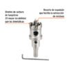 103215 - Brocasierra de carburo de tungsteno, 1-1/8", Truper