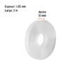 103223.1 103223 - Cinta doble cara reutilizable, transparente 3mx10mm, Truper