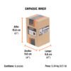 103230 - Fijador de roscas, permanente, 10 ml, rojo, TRUPER