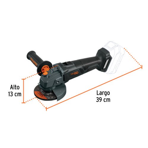 103233 - Esmeriladora 4-1/2", 20V, s/accesorios, TRUPER MAX