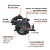 103234 - Sierra circular 6-1/2", 20V, s/accesorios, TRUPER MAX
