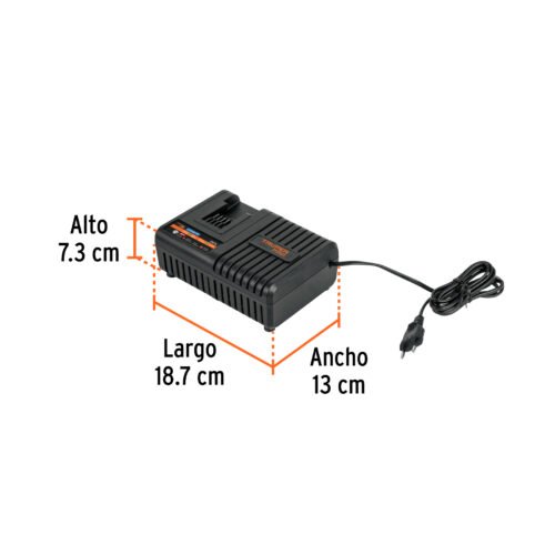 103242.2 103242 - Cargador rápido de baterías de ion litio 20V, TRUPER PRO