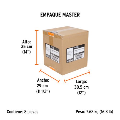 103242.5 103242 - Cargador rápido de baterías de ion litio 20V, TRUPER PRO
