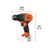 103250 - Taladro 1/2", 20V, sin accesorios, TRUPER PRO