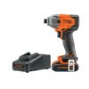 103253 - Destornillador de impacto 1/4", 20V, 1 batería 2Ah, PRO