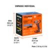 103253 - Destornillador de impacto 1/4", 20V, 1 batería 2Ah, PRO