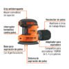 103261 - Lijadora roto-orbital 5", 20V, sin accesorios, TRUPER PRO