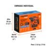 103263 - Rotomartillo SDS Plus 20V, 2 J, 1 batería 4Ah, TRUPER PRO