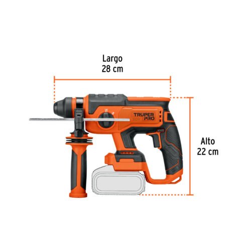 103264 - Rotomartillo SDS Plus 20V, 2 J, sin accesorios, TRUPER PRO