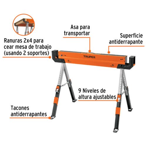103301.1 103301 - Burro/Mesa de trabajo, multiusos, Truper