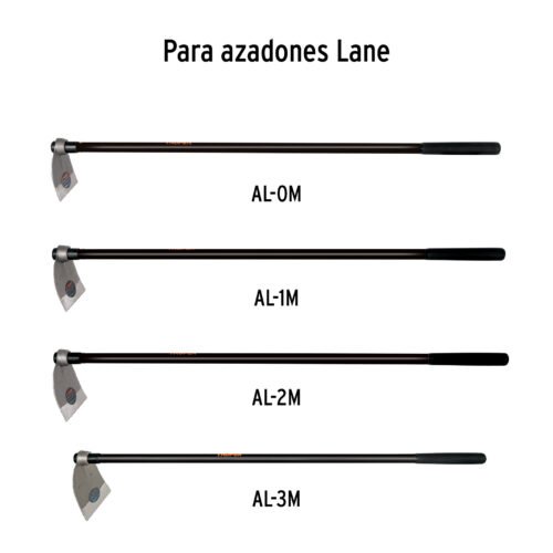 103305.1 103305 - Mango de acero 54" para azadones lane y martillo, TRUPER