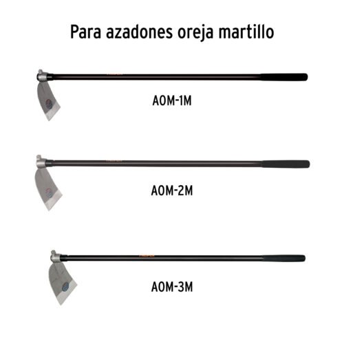103305.5 103305 - Mango de acero 54" para azadones lane y martillo, TRUPER