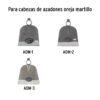 103305.6 103305 - Mango de acero 54" para azadones lane y martillo, TRUPER