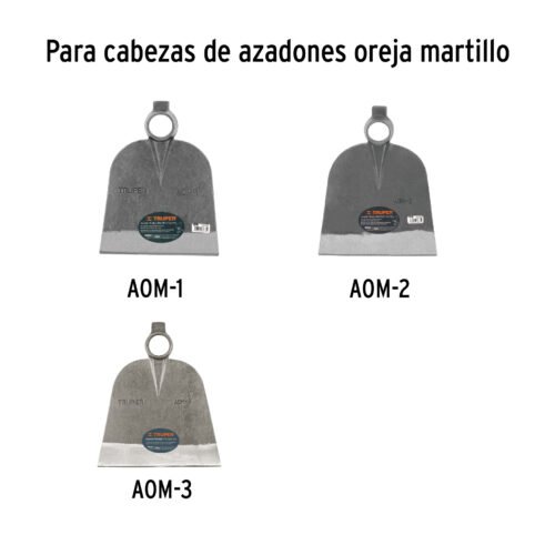103305.6 103305 - Mango de acero 54" para azadones lane y martillo, TRUPER