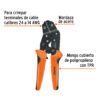 103329 - Pinza de crimpado para terminales, Truper