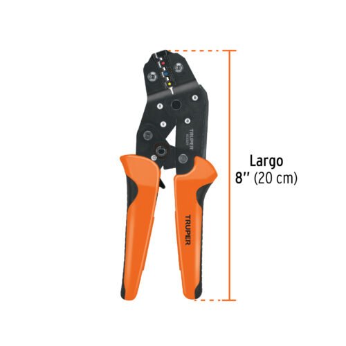 103329 - Pinza de crimpado para terminales, Truper